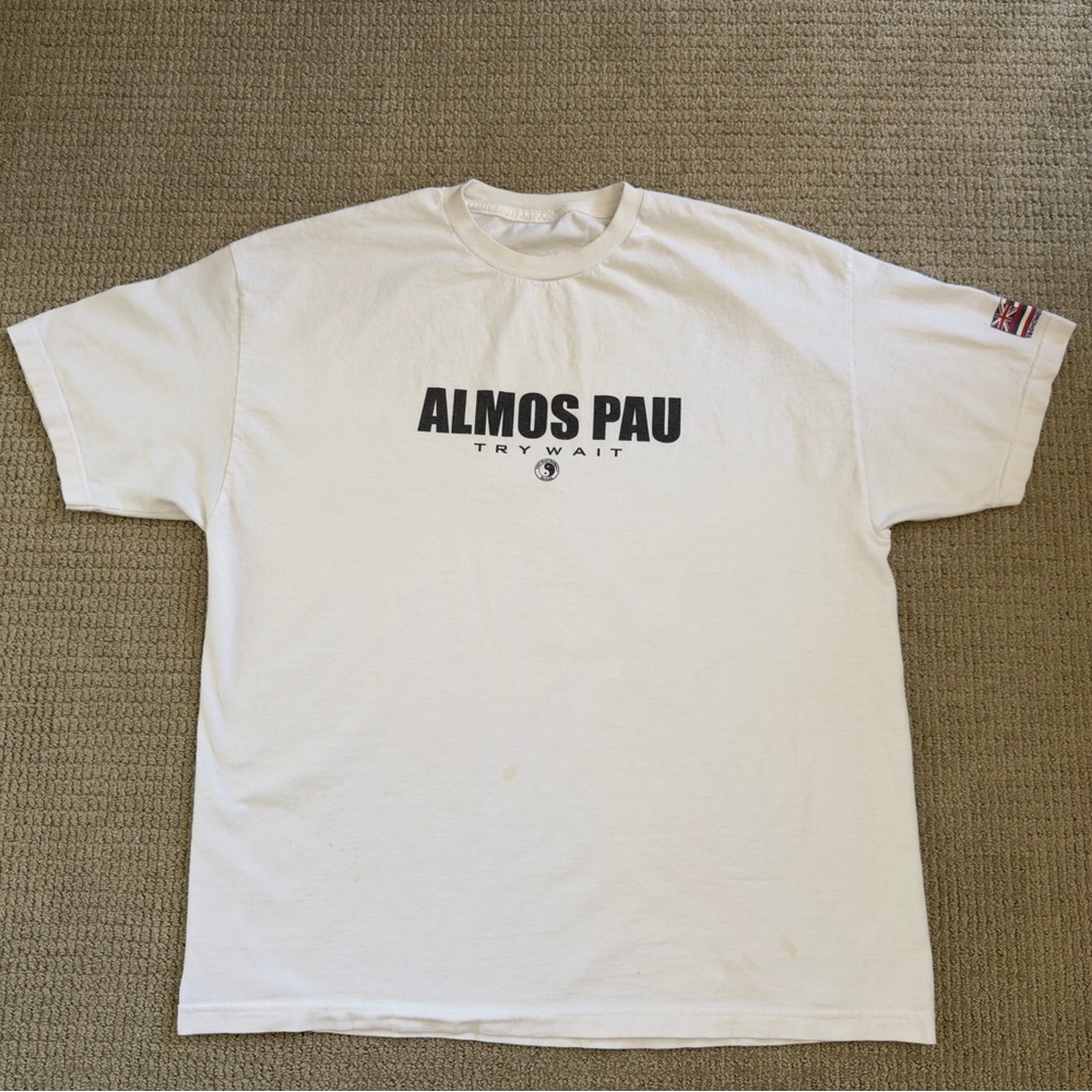 White vintage T&C surf co. shirt